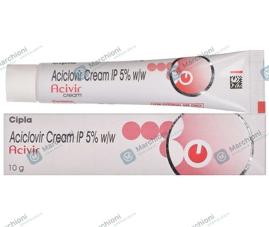 Aciclovir crema 5% confezione